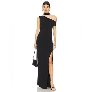 LPA Lia Maxi Dress in Black